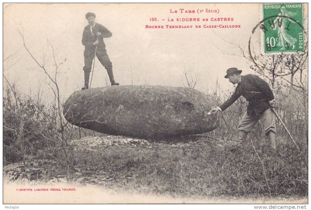 LE SIDOBRE DE CASTRES - Rocher Tremblant De Casse Cailloux - Dolmen & Menhire