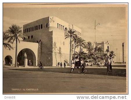 CPA AFRICA - LIBIA - TRIPOLI - IL CASTELLO - 1940 - Libya