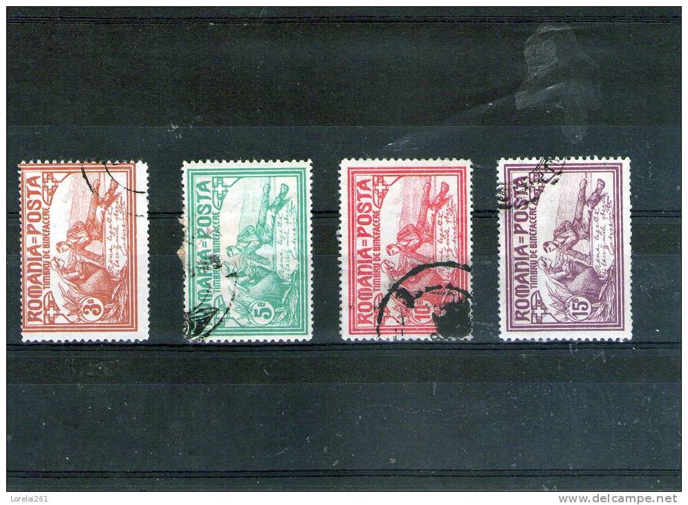 1905/6 - MAMA RANITILOR/Soignant Un Blesse Mi 169/172 Et Yv No 160/163 - Used Stamps