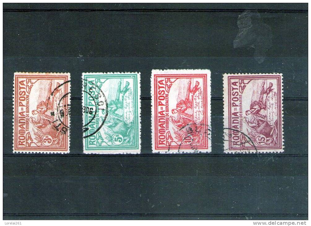 1905/6 - MAMA RANITILOR/Soignant Un Blesse Mi 169/172 Et Yv No 160/163 - Used Stamps