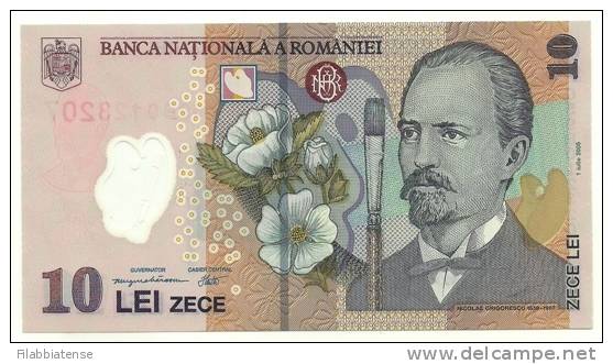 Romania - 10 Lei     ++++++++ - Romania