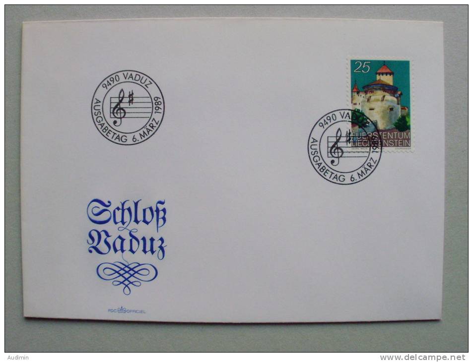 Liechtenstein 962 FDC, Schloß Liechtenstein - FDC