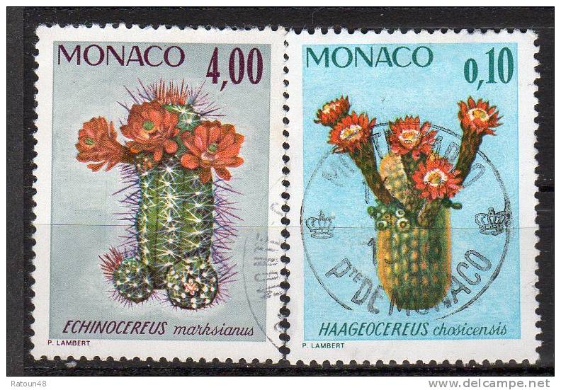 N° 997 - 1002 - Oblitéré - Cactus -Monaco - Lots & Serien