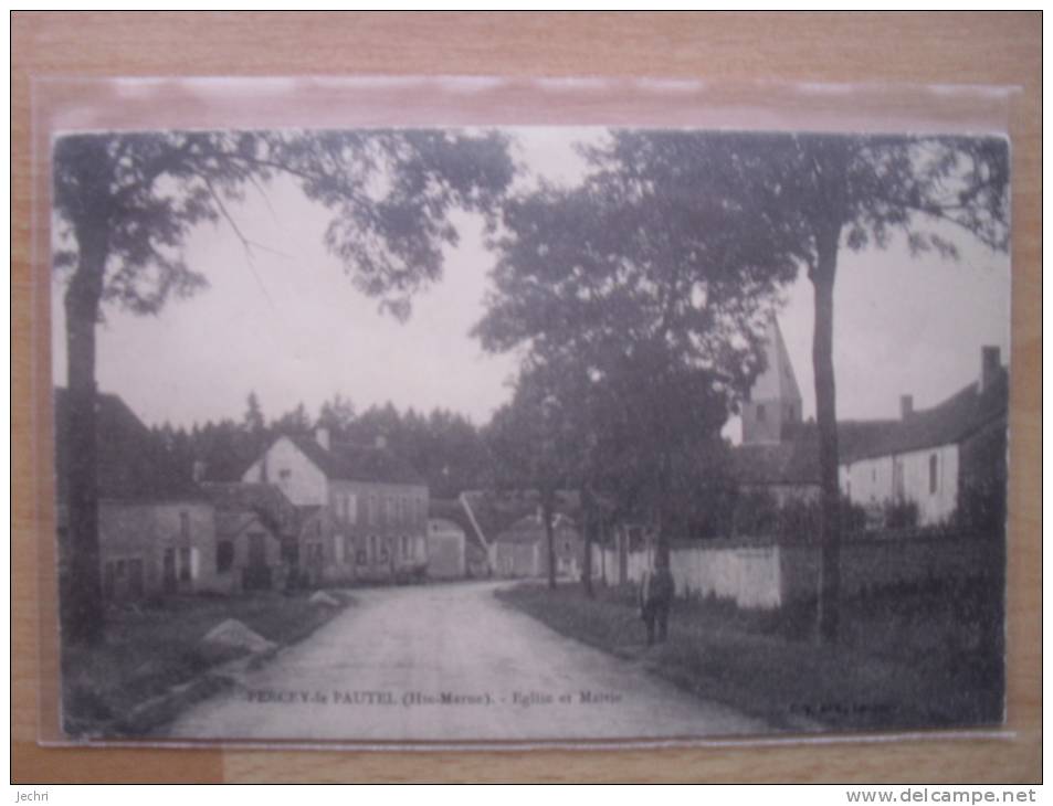 PERCEY SUR PAUTEL EGLISE ET MAIRIE - Le Vallinot Longeau Percey