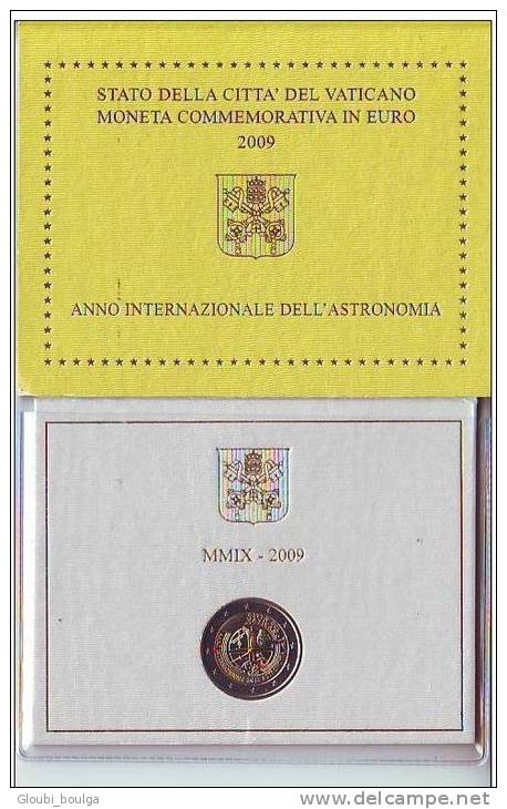 2 Euros Commémorative, Année De L'astronomie, 2009 - Vatikan