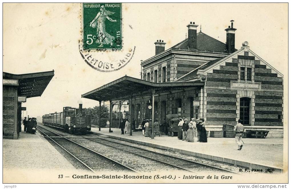 Conflans Sainte Honorine - Intérieur De La Gare - Conflans Saint Honorine