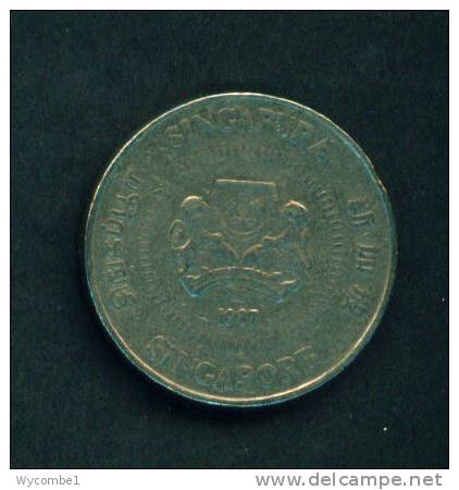 SINGAPORE  -  1987  50 Cents  Circulated As Scan - Singapur