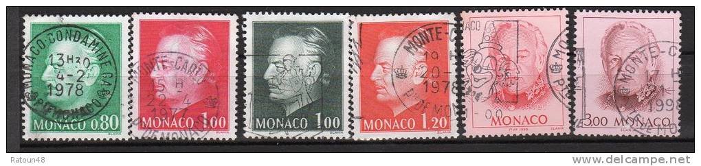 Lot 6  Timbres - Oblitérés - Courant   -- Monaco - Lots & Serien