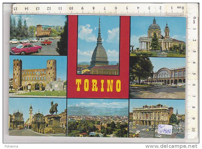 PO6498B# TORINO - MOLE ANTONELLIANA - SUPERGA - AUTO ALFA ROMEO GIULIETTA SPRINT  No VG - Mole Antonelliana