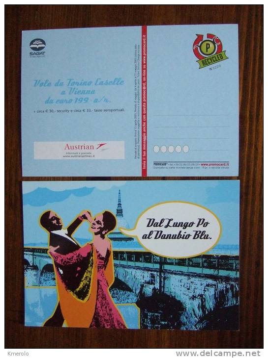 Austrian Airways Airlines Carte Postale - 1946-....: Moderne