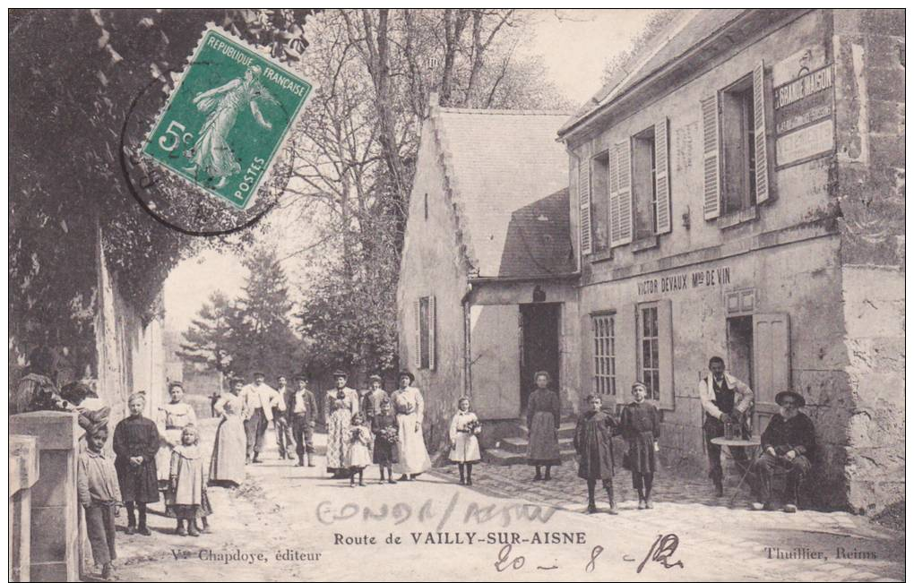 CONDE Sur AISNE ? Route De VAILLY SUR AISNE - Victor DEVAUX Mon De VIN   (02) - Autres & Non Classés