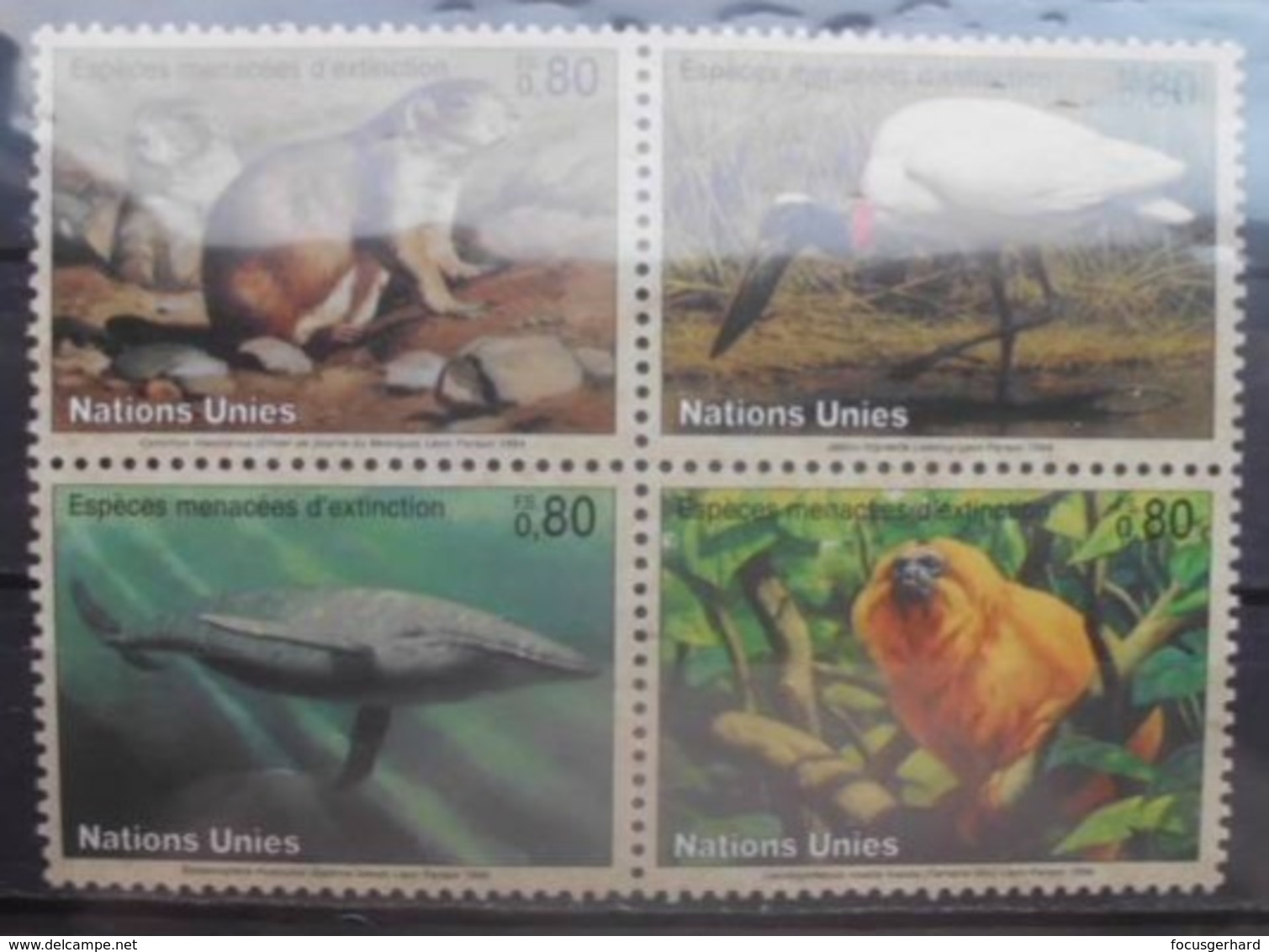 Uno  Genf   Tiere 1994  ** - Unused Stamps