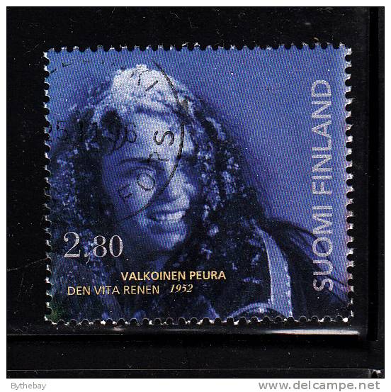 Finland Used Scott #1001 2.80m ´Valkoinen Peura´ - Finnish Films Centenary - Used Stamps