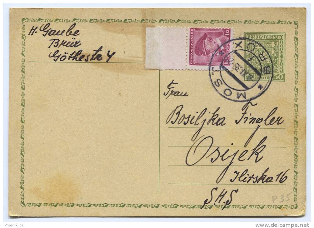 Czech Republic - MOST, Brux, 1935. - Postkaarten