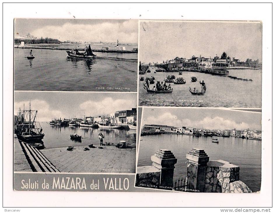 CARTOLINA DI MAZARA DEL VALLO - TRAPANI  - 2 - Mazara Del Vallo