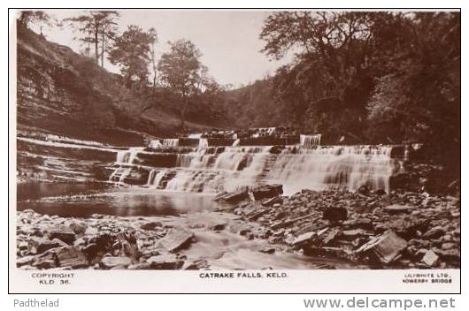 POSTCARD CATRAKE FALLS KELO KLD 36 LILYWHITE DALES YORKSHIRE - Other & Unclassified