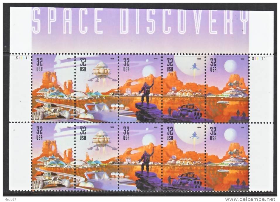 U.S.  3242a  **  SPACE  DISCOVERY - Unused Stamps
