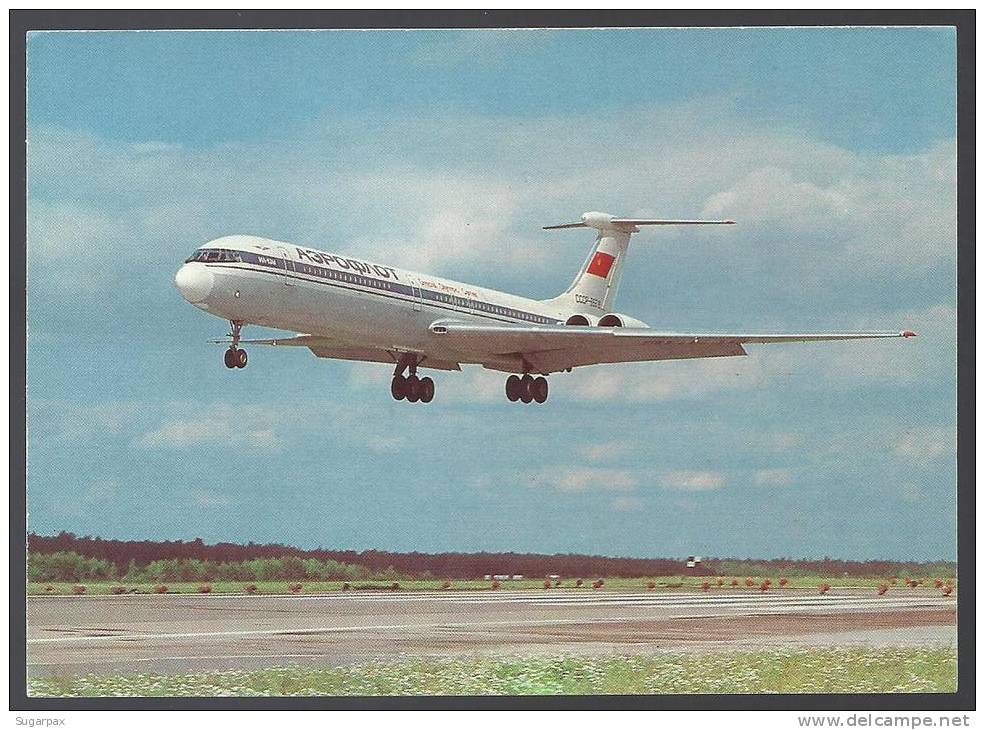 AM - CCCP - URSS - AEROFLOT - SOVIET AIRLINES - OFFICIAL OLYMPIC CARRIER - IL 62 - 1946-....: Moderne