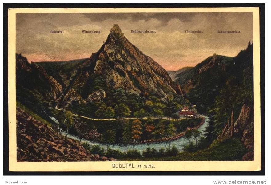 Bodetal Im Harz   -  Panorama  -  Ansichtskarte Ca. 1933   (1419) - Thale