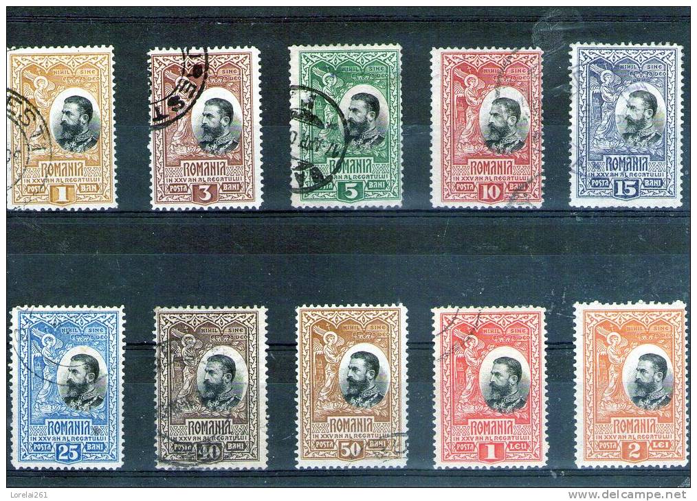 1906 - 25 Anniv. Du Royaume   Mi No 177/186 Et Yv No 182/191  ORIGINAL - Used Stamps