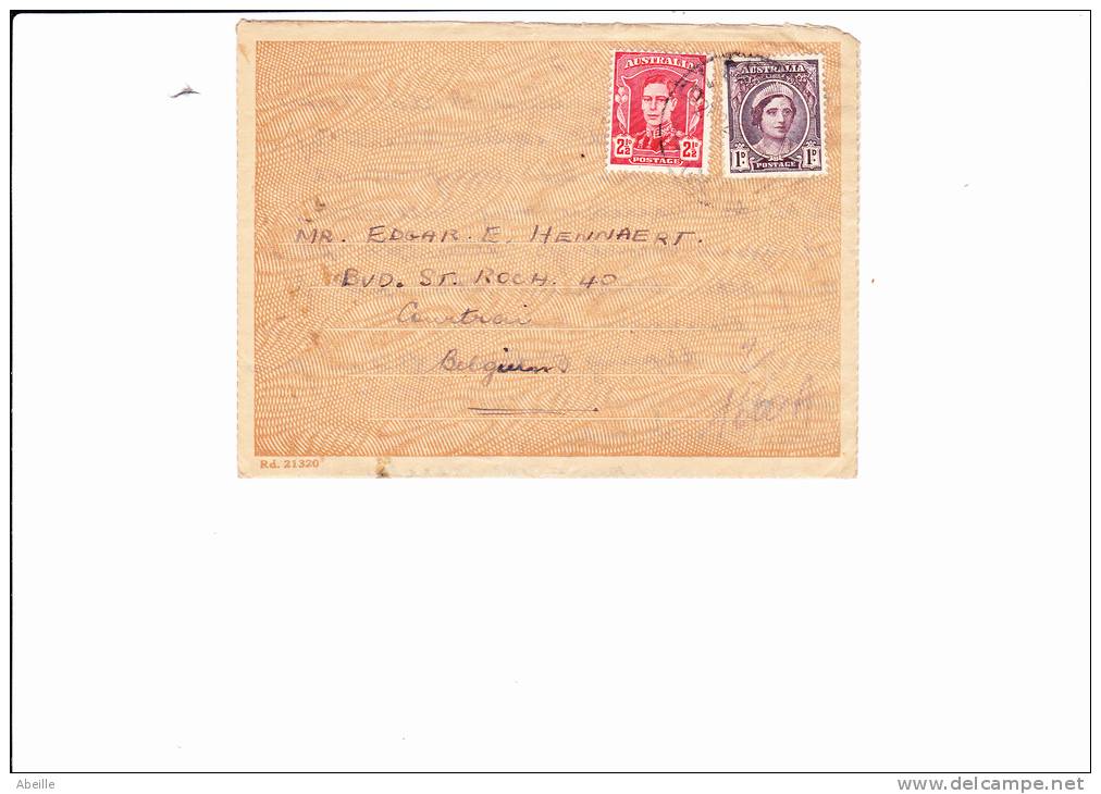 A1660A       LETTRE POUR LA BELG  1946 - Covers & Documents