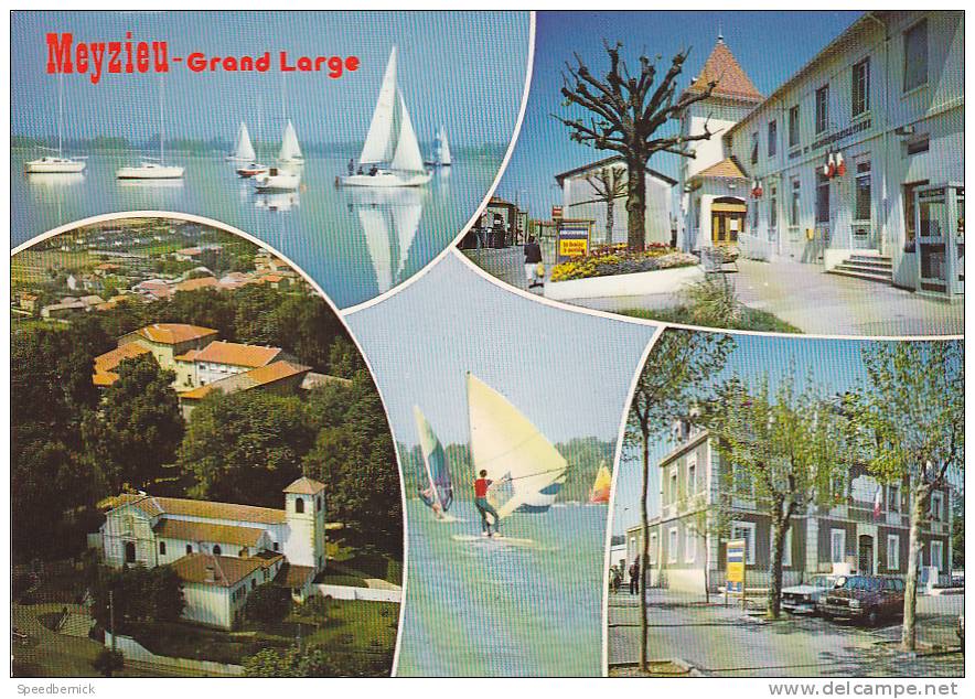 21220 MEYZIEU LE GRAND LARGE - Multivues  Multi Vues. R9443 Cellard. Voile Planche Mairie - Meyzieu