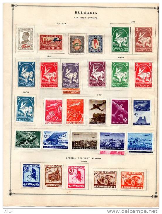 Bulgaria Old Stamps Collection - Collections, Lots & Series