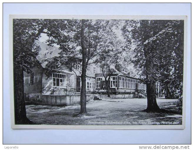 AK SCHÖNEBECK Elbe Buschhaus 1940  //  D*5721 - Schönebeck (Elbe)