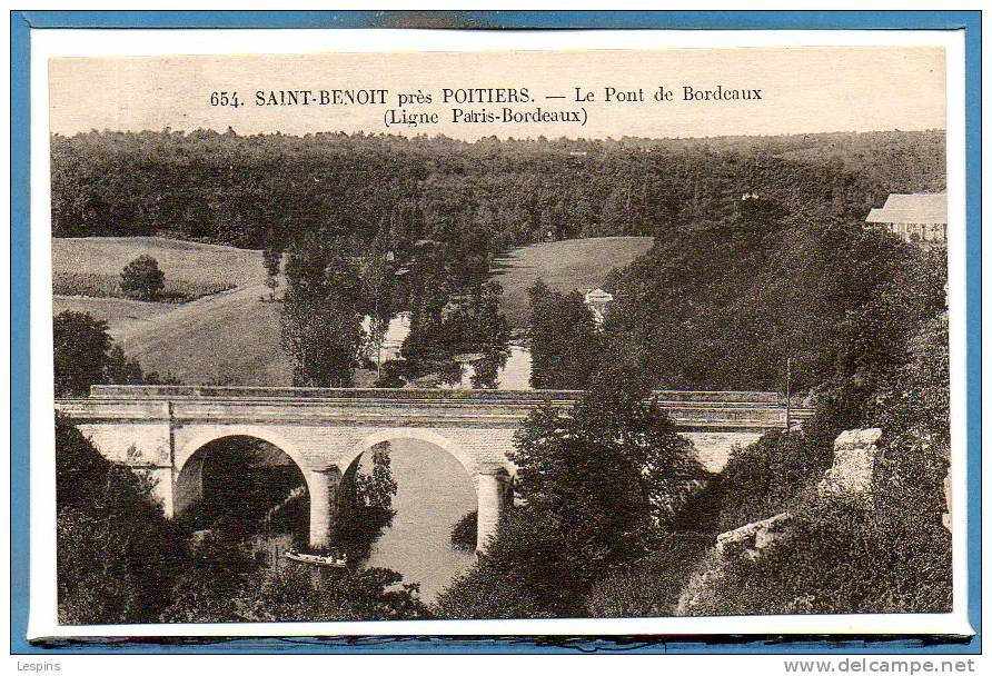 86 - SAINT BENOIT --  Le Pont De Bordeaux .... - Saint Benoit