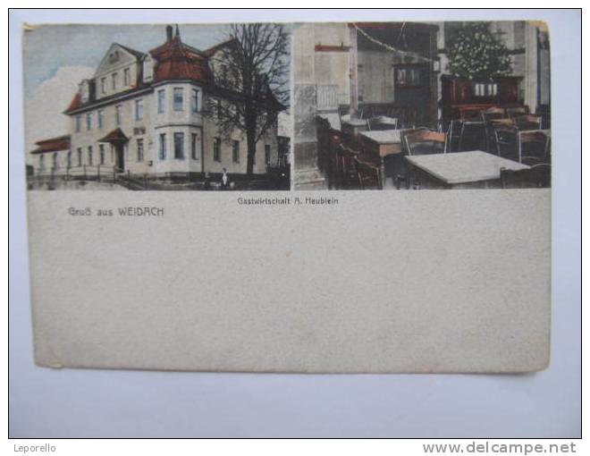 AK WEIDACH WEITRAMSDORF B.COBURG Gasthaus 1940  //  D*5753 - Coburg