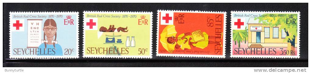 Seychelles 1970 Centenary Of British Red Cross Society MNH - Seychelles (...-1976)
