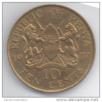 KENIA 10 CENTS 1977 - Kenya