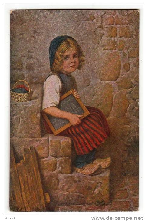 ILLUSTRATORS H. KAULBACH CHILDREN "MARGARETE" Nr. 35 OLD POSTCARD - Kaulbach, Hermann