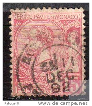 N° 15  -   Oblitéré   -   Prince Albert Ier    -Monaco - Oblitérés