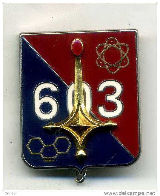 Insigne Du 603é Rgt Nucleaire-biologique-chimique___drago - Armée De Terre