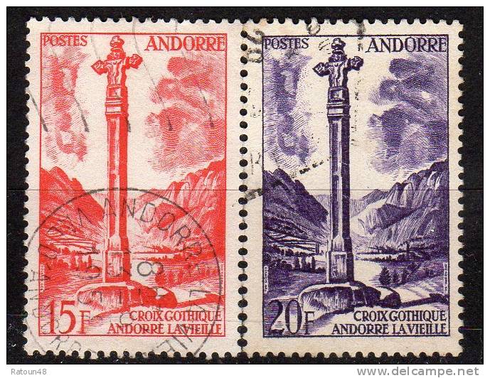 N° 146 -148 -   Oblitérés   -  Vallée -    Andorre - Used Stamps