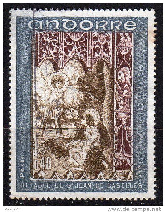 N° 199-   Oblitérés   -  Vallée -    Andorre - Used Stamps