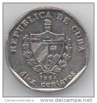 CUBA 10 CENTAVOS 1994 - Cuba