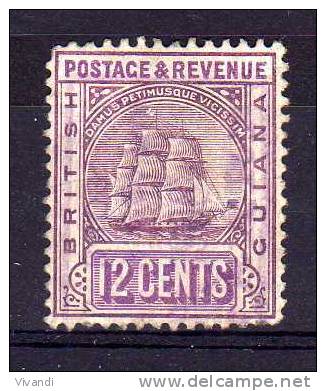 British Guiana - 1905 - 12 Cents Definitive (Watermark Multiple Crown CA) - Used - Guyane Britannique (...-1966)
