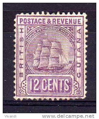 British Guiana - 1905 - 12 Cents Definitive (Watermark Multiple Crown CA) - Used - British Guiana (...-1966)