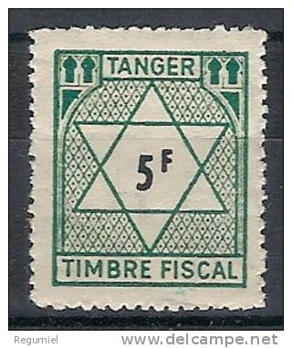 Tanger Fiscal 22 ** Sin Pie De Imprenta. 5 Francos - Spanish Morocco