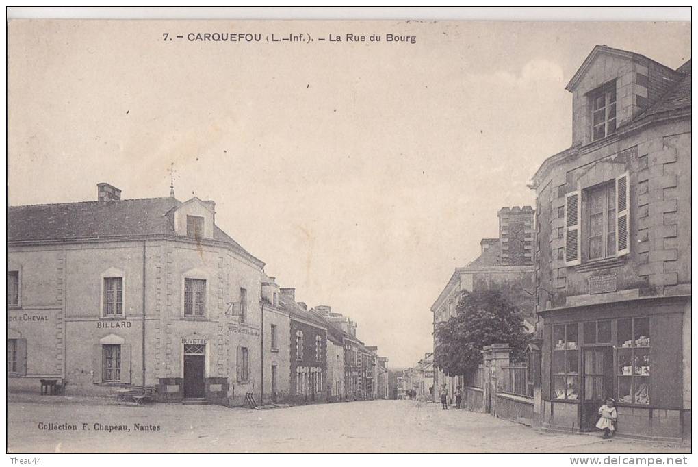¤¤  -  7   -   CARQUEFOU   -   La Rue Du Bourg  -  ¤¤ - Carquefou