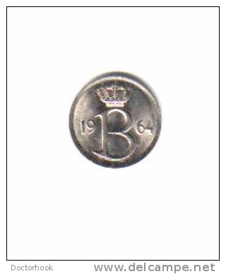 BELGIUM    25  CENTIMES  1964  (KM# 154.1) - 25 Centimes