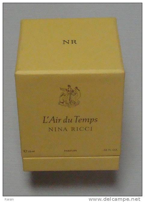 Nina Ricci L'Air Du Temps Flacon Cristal Lalique Vide 15ml Avec Son Coffret TBE - Flacons (vides)