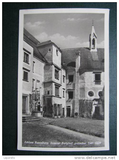 AK ROSENBURG Schloss Ca.1930 //  D*5857 - Rosenburg