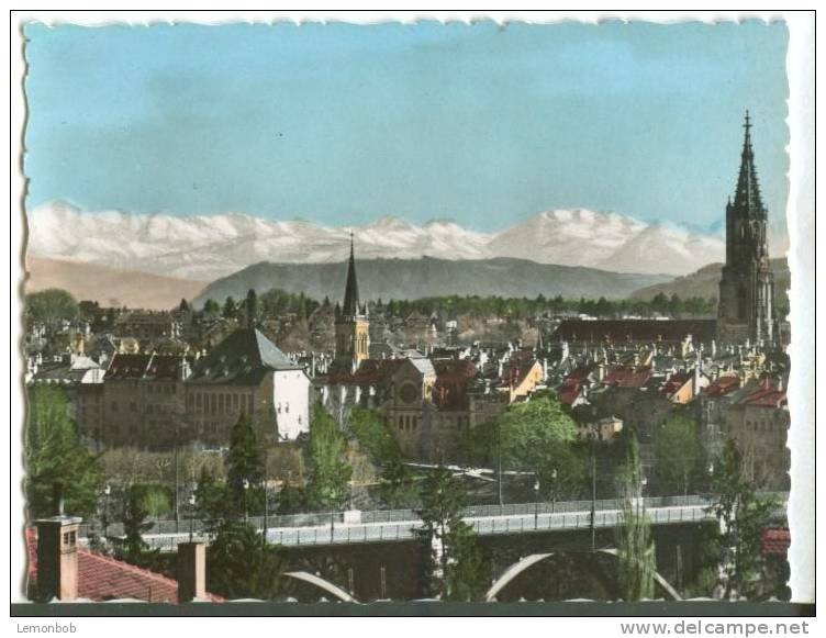 Switzerland, BERN, General View And The Alps, Mini Photo [12595] - Other & Unclassified