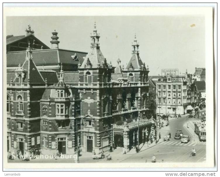Netherlands, Amsterdam, Stadsschouwburg, 1940s-50s Mini Photo[12601] - Other & Unclassified