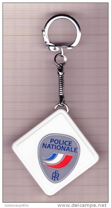 Porte-clef Publicitaire Police Nationale --- Mètre --- - Autres & Non Classés