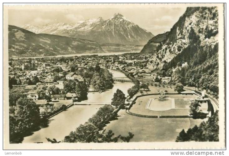 Switzerland, Unterseen Bei Interlaken Mit Niesen Mini Photo [12623] - Other & Unclassified