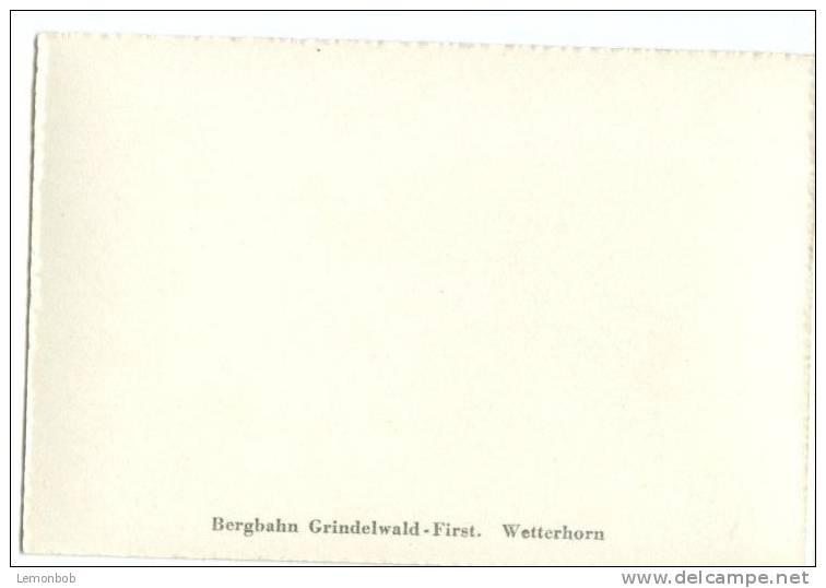 Switzerland, Bergbahn Grindelwald-First, Wetterhorn Mini Photo[12631] - Other & Unclassified